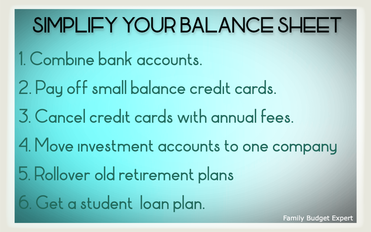 How to simplify your finances - Family Budget Services